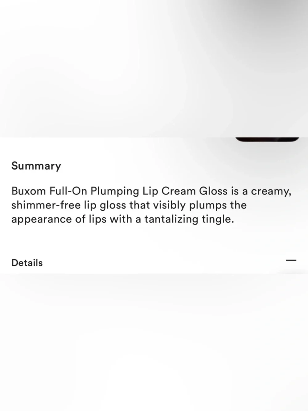 Buxom HOT TODDY Full-On™ Plumping Lip Cream — Sheer Nude Gloss